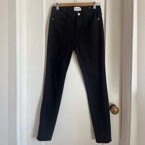 Frame Le High Skinny jeans in Black